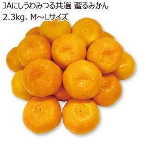 愛媛県産 JAにしうわみつる共選 蜜るみかん M〜Lサイズ 2.3kg入り【お届け期間】2025/11/25‐2025/12/15【KN】