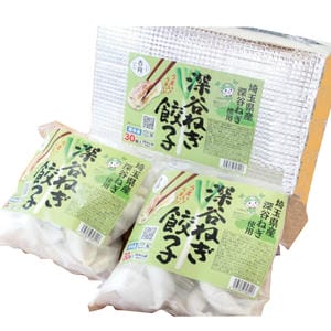 埼玉県 古丹 生冷凍深谷ねぎ餃子30ケ×2袋【お届け期間】2025/10/20‐2026/01/07【KN】