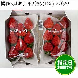 博多あまおう 平パック(DX) 2パック【イオンのクリスマス】【おいしいお取り寄せ】