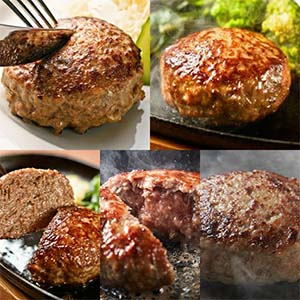 格之進 ハンバーグバラエティセット(10個セット)【おいしいお取り寄せ】