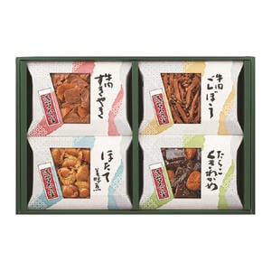 浅草今半 おこの味連MA-30 牛肉すきやき55g/牛肉ごぼう55g/ほたて美味煮60g/たらこくきわかめ70g 【お届け期間:11/11(火)〜1/10(金)】【冬の贈りもの・お歳暮】【MK】