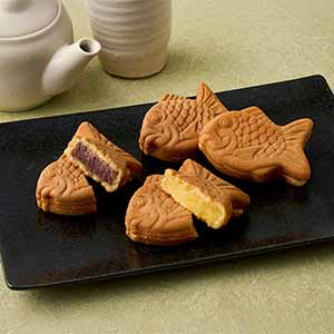 【アウトレット】ぷちたいやき24個入(こしあん12個、クリーム12個)