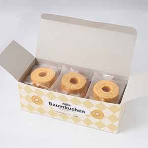 【アウトレット】ミルクバウムクーヘン 12個