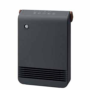 WOOD STYLE 節電/室温センサー付セラミックヒーター グレー [CH-T2517GY]【雑貨】