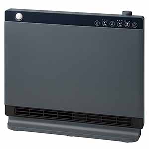 節電･室温センサー付 大風量ハイブリッド加湿セラミックヒーター ヒートワイドモイスト グレー [CH-T2563GY]【雑貨】