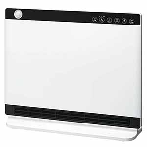 節電/室温センサー付 大風量パネルセラミックヒーター ヒートワイドスリム ホワイト [CH-MT2436WH]【雑貨】