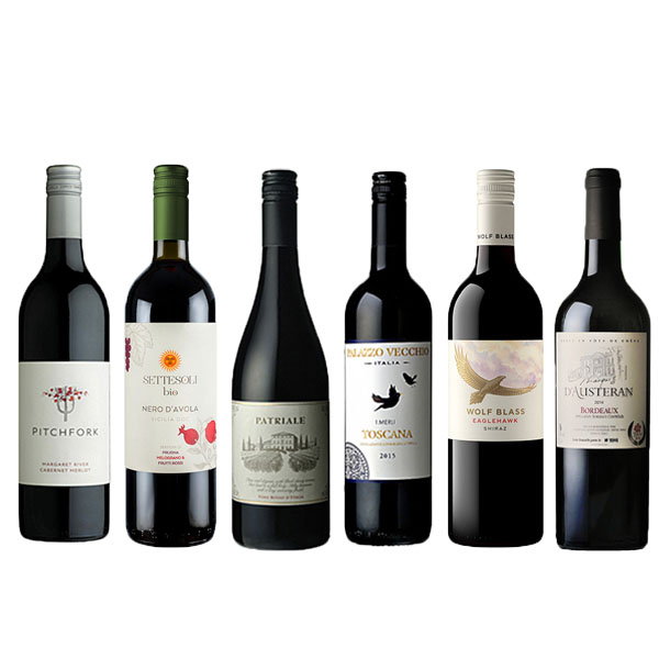 世界の個性派赤ワイン6本セット各750ml【おいしいお取り寄せ】