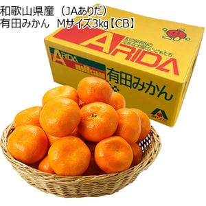 和歌山県産(JAありだ) 有田みかん Mサイズ3kg【CB】
