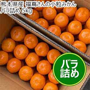 熊本県産 福嶌さんの小粒みかん バラ詰め 5kg【限定100点】【お届け期間：12月20日〜12月28日】【イオンゴールドカード会員さま限定特別セール12月】
