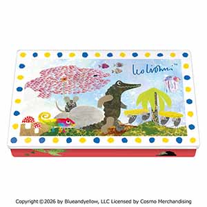 ハート レオ・レオニアンサンブル缶 チョコレート菓子9個入【お届け期間：1月15日〜2月21日】【バレンタイン】