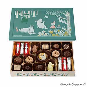 ムーミン × メリーチョコレート ムーミンたちと穏やかな森(アソートチョコレート)【お届け期間：1月15日〜2月21日】【バレンタイン】