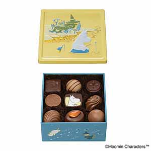 ムーミン × メリーチョコレート ムーミンとスナフキンの川辺のひととき(ナッツ&コーヒーチョコレート)【お届け期間：1月15日〜2月21日】【バレンタイン】