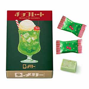 メリーチョコレート はじけるキャンディー メロンクリームソーダチョコレート【お届け期間：1月15日〜2月21日】【バレンタイン】