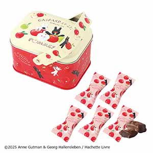 リサとガスパール リサとガスパールのみつ林檎バスケット缶【お届け期間：1月15日〜2月21日】【バレンタイン】