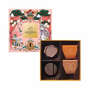 ゴディバ チョコレートアソート  チョコレート菓子4粒入【お届け期間：1月15日〜2月21日】【バレンタイン】