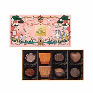 ゴディバ チョコレートアソート チョコレート菓子8粒入【お届け期間：1月15日〜2月21日】【バレンタイン】