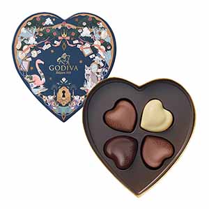 ゴディバ クールアソート チョコレート菓子4粒入【お届け期間：1月15日〜2月21日】【バレンタイン】