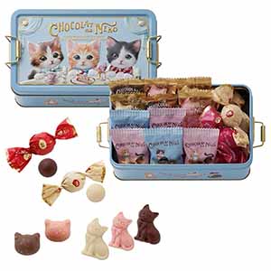 ショコラな猫 by モロゾフ ショコラな猫 チョコレート 全17個【お届け期間：1月15日〜2月21日】【バレンタイン】