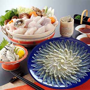 旬とごちそうコース「プレミアム」 山口県下関加工 ふぐ満足セット