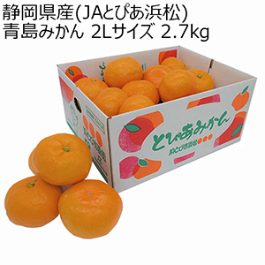 静岡県産(JAとぴあ浜松) 青島みかん 2Lサイズ 2.7kg【限定300点】【お届け期間：1月10日〜2月10日】【Ａセレクション1月】