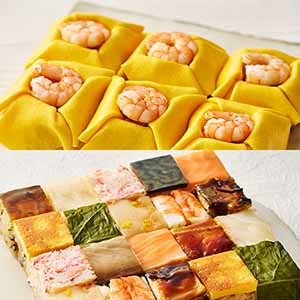 京樽 冷凍おすし2種×3パック(姫茶きん鮨×2パック、上方鮨×1パック)セット(L8013)【Ａセレクション1月】【サクワ】