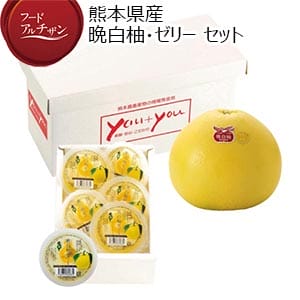 熊本県産 晩白柚・ゼリー セット【限定500点】【お届け期間：1月13日〜2月15日】【フードアルチザン】