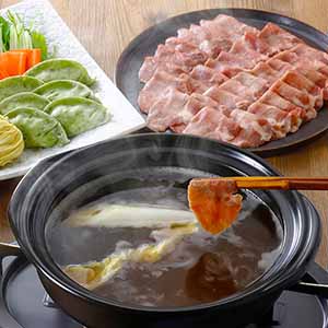 だてなり屋監修 あおば餃子入り牛たんつゆしゃぶしゃぶ(L8056)【鍋まつり】【サクワ】【直送】