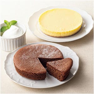 広島 カスターニャ 広島レモンチーズケーキ＆ガトーショコラセット 広島レモンチーズケーキ220g、カカオの煌めき200g【NN】