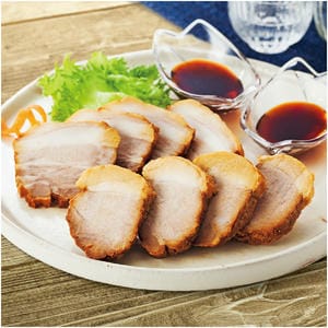 香川 焼き豚P 焼豚セット(バラ肉・モモ肉) バラ肉255g、モモ肉310g、元祖醤油だれ15g、あっさりゆずだれ15g【NN】