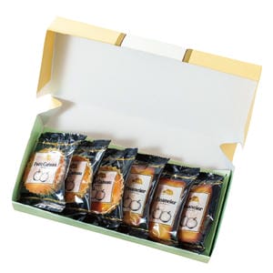 アルファイノベーション 彩玉梨スイーツセット2種詰め合わせ(フィナンシェ×3、プチガトー×3)【KN】