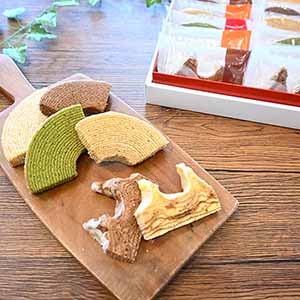 結バウムクーヘン カット12個入【おいしいお取り寄せ】