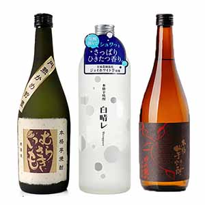 おうちに居ながら蔵巡り倶楽部 芋焼酎12ヵ月コース　堤酒造 本格芋焼酎3種限定飲み比べセット