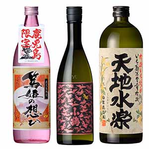 おうちに居ながら蔵巡り倶楽部 芋焼酎12ヵ月コース　小正醸造 本格芋焼酎3種限定飲み比べセット