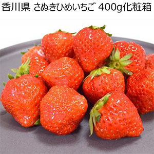 香川県 さぬきひめいちご 400g化粧箱 1箱(15〜18粒)【お届け期間:2月5日〜3月31日】【NN】