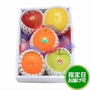 豊洲市場発 国産 旬の果物詰合せ(小) 化粧箱入り【おいしいお取り寄せ】