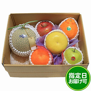 豊洲市場発 国産 旬の果物詰合せ(中) ご自宅用箱入り【おいしいお取り寄せ】