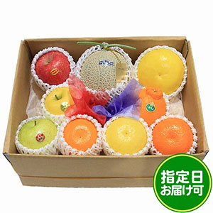 豊洲市場発 国産 旬の果物詰合せ(大) ご自宅用箱入り【おいしいお取り寄せ】