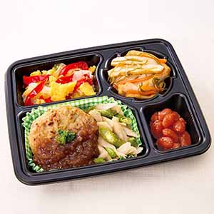 【アウトレット】豆腐ハンバーグのゆず醤油ソースセット(Nバランス御膳B)(L7828)【サクワ】