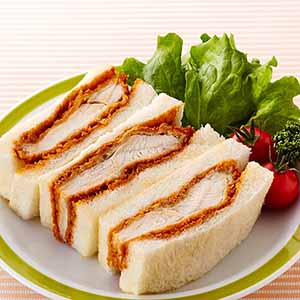 奈良コープ産業 チキンカツサンド180g(3切)(L8126)【サクワ】