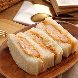 奈良コープ産業 エビカツサンド180g(3切)(L8127)【サクワ】