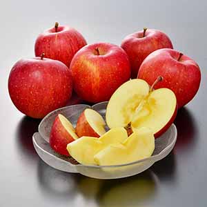 旬とごちそうコース「バイヤー厳選！旬の果物」　長野県産(JA中野市)りんご サンふじ 秀　5kg