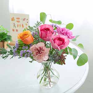 おうちで楽しむブーケの定期便 S 竹中庭園緑化 おうちで楽しむブーケの定期便 S 11月