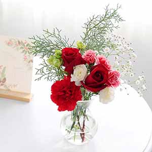 おうちで楽しむブーケの定期便 S 竹中庭園緑化 おうちで楽しむブーケの定期便 S 12月