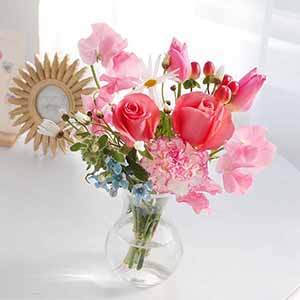 おうちで楽しむブーケの定期便 S 竹中庭園緑化 おうちで楽しむブーケの定期便 S 1月