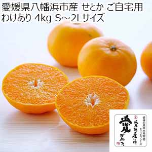 愛媛県八幡浜市産 せとか ご自宅用 わけあり 4kg S〜2Lサイズ【限定500点】【お届け期間：3月20日〜3月31日】【超！春トク祭り】