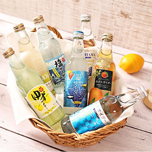 兵庫 はべ黒庵 のみくらべサイダーギフト 横浜サイダー、塩サイダー、みかんサイダー、レモネード、塩レモンサイダー、ゆずサイダー、湘南サイダー×各1【春の贈りもの】【NN】