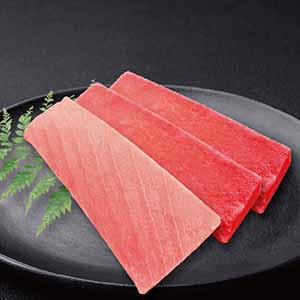 旬とごちそうコース「プレミアム」　青森県大間産 天然本まぐろ 中トロ柵150g 赤身柵150g×2[YGS2P]