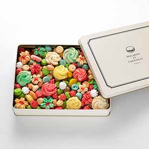 MACARON ET CHOCOLAT マカロンボーロ ジャルダン【おいしいお取り寄せ】