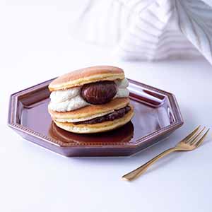 ふくや 渋皮栗の生どらグランデ【おいしいお取り寄せ】