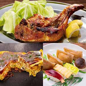 ご当地グルメコース「全国旅気分」 第2弾 ご当地グルメ定期便 9月お届け<中国・四国>(L8137)【サクワ】